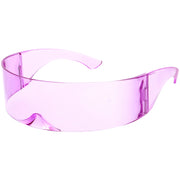 zeroUV Futuristic Retro Mirror Wrap Around Shield Sunglasses 8762 Sunglasses White Smoke Smoke Sun Mirror,Smoke Silver Mirror,Smoke Ice Mirror,Clear Red Smoke,Clear Blue Smoke,Black Smoke,Midnight,Sun,Pink,Blue,Silver Mirror,Clear Blue Rainbow,Clear Holo,Light Red,Light Purple