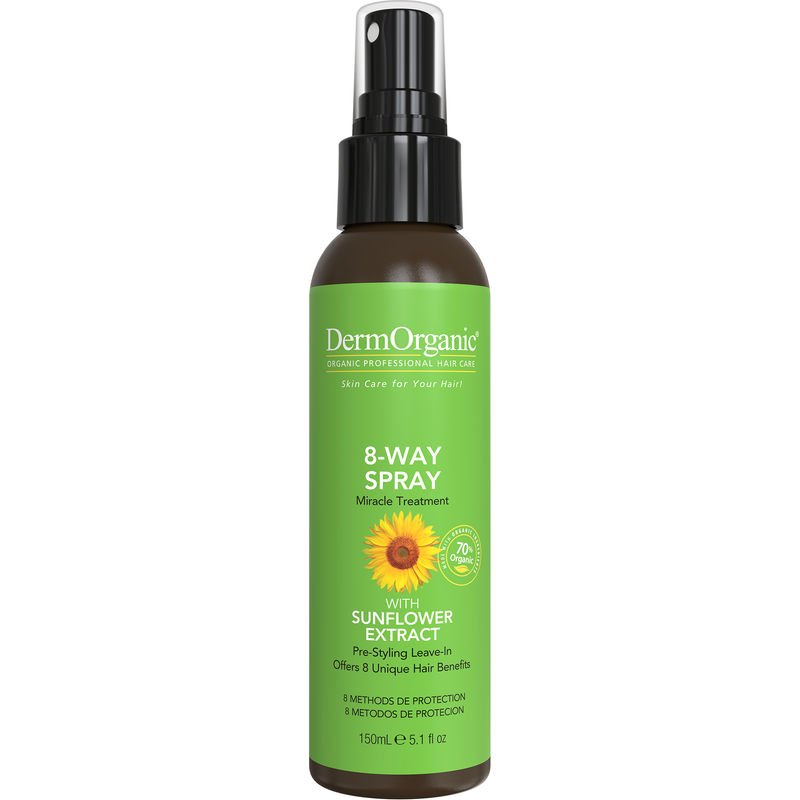 DermOrganic Official Shop 8-Way Thermal Spray Conditioners Yellow Green 8 fl oz (236ml)