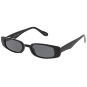 zeroUV Retro 1990's Thin Rectangle Fashion Sunglasses C547 Sunglasses