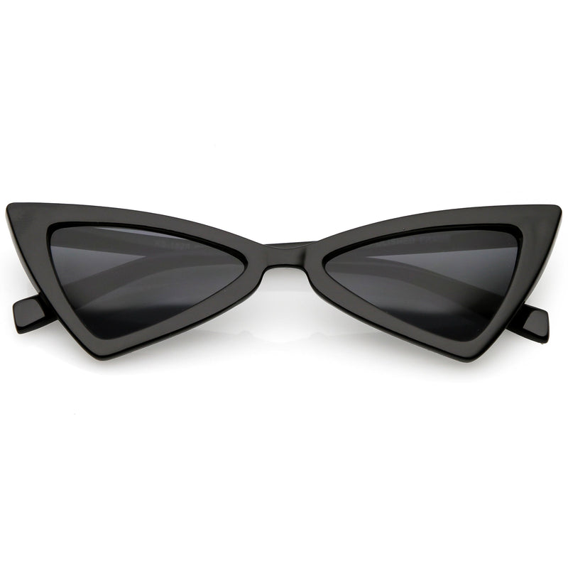zeroUV Women's Fashion Retro Triangle Cat Eye Sunglasses C570 Sunglasses White Smoke Black Smoke,Matte Black Green,Red Smoke,White Smoke,Tortoise Brown,Pink Smoke