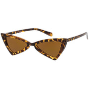 zeroUV Women's Fashion Retro Triangle Cat Eye Sunglasses C570 Sunglasses White Smoke Black Smoke,Matte Black Green,Red Smoke,White Smoke,Tortoise Brown,Pink Smoke