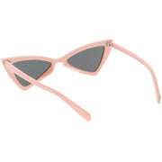 zeroUV Women's Fashion Retro Triangle Cat Eye Sunglasses C570 Sunglasses White Smoke Black Smoke,Matte Black Green,Red Smoke,White Smoke,Tortoise Brown,Pink Smoke