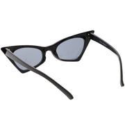zeroUV Women's Retro High Pointed Cat Eye Sunglasses C583 Sunglasses White Smoke Red Smoke,Black Smoke,Matte Black Green,White Smoke,Blue / Smoke,Purple / Smoke