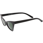 zeroUV Women's Retro High Pointed Cat Eye Sunglasses C583 Sunglasses White Smoke Red Smoke,Black Smoke,Matte Black Green,White Smoke,Blue / Smoke,Purple / Smoke