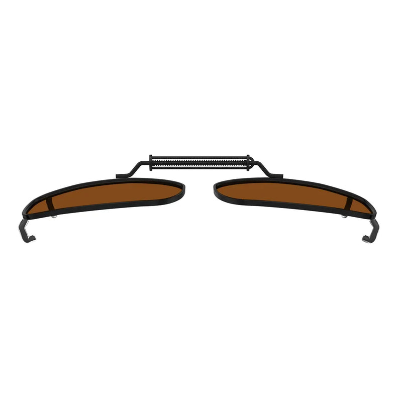 eyekeeper.com Clip on Sunglasses Over Readers Polarized Clips C60 (57mmX39mm) Sunglasses White Smoke Brown,G15,Grey