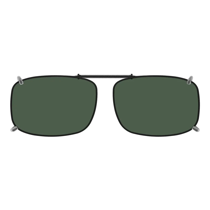eyekeeper.com Clip on Sunglasses Over Readers Polarized Clips C60 (57mmX39mm) Sunglasses Dark Slate Gray Brown,G15,Grey