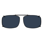 eyekeeper.com Clip on Sunglasses Over Readers Polarized Clips C60 (57mmX39mm) Sunglasses Dark Slate Gray Grey