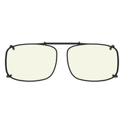 eyekeeper.com Wide Lens Clip on Blue Light Filter Glasses C60 (57MMx39MM) Eyeglasses Seashell Clear