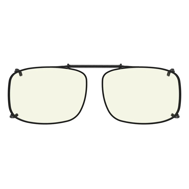 eyekeeper.com Wide Lens Clip on Blue Light Filter Glasses C60 (57MMx39MM) Eyeglasses Seashell Clear