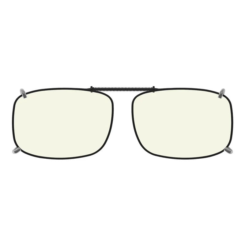 eyekeeper.com Wide Lens Clip on Blue Light Filter Glasses C60 (57MMx39MM) Eyeglasses Seashell Clear
