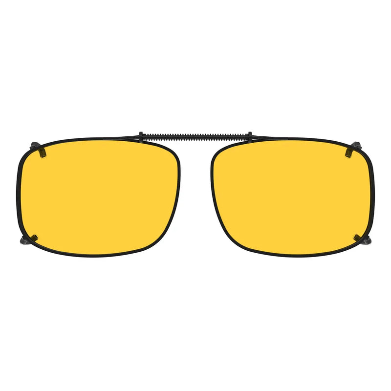eyekeeper.com Polarized Clip on Night Vision Driving Glasses C60 (57MMx39MM) Sunglasses Sandy Brown Yellow