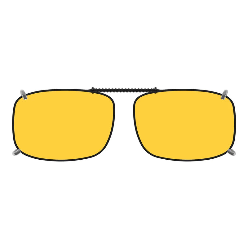 eyekeeper.com Polarized Clip on Night Vision Driving Glasses C60 (57MMx39MM) Sunglasses Goldenrod Yellow
