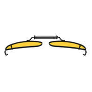 eyekeeper.com Polarized Clip on Night Vision Driving Glasses C60 (57MMx39MM) Sunglasses White Smoke Yellow