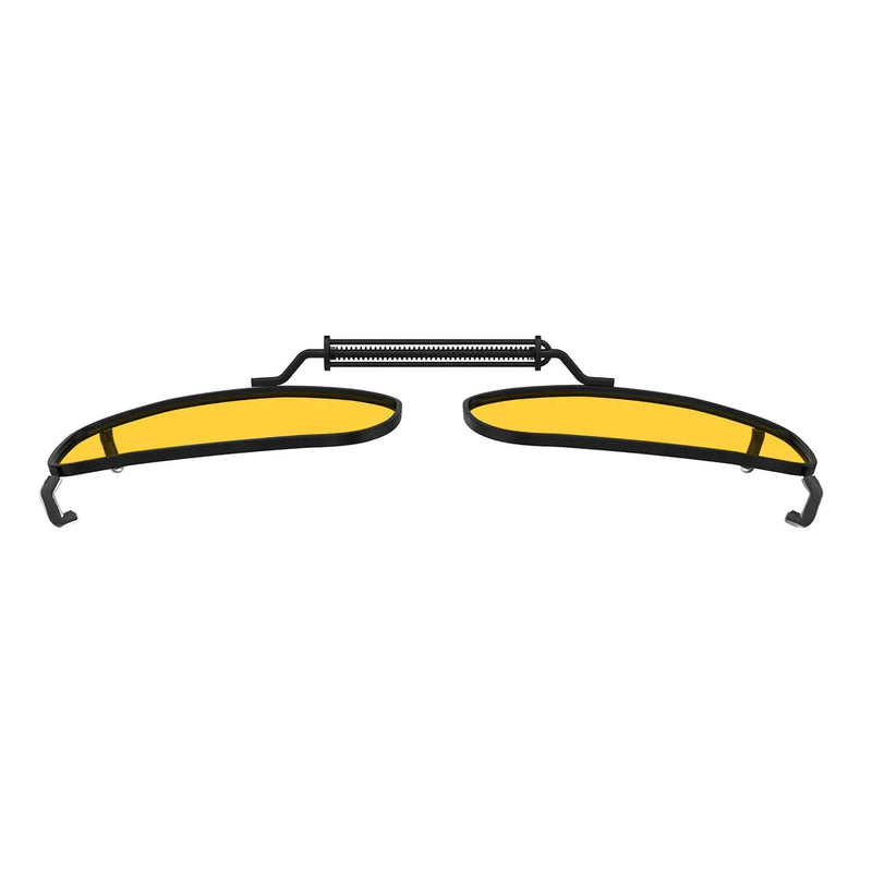 eyekeeper.com Polarized Clip on Night Vision Driving Glasses C60 (57MMx39MM) Sunglasses White Smoke Yellow