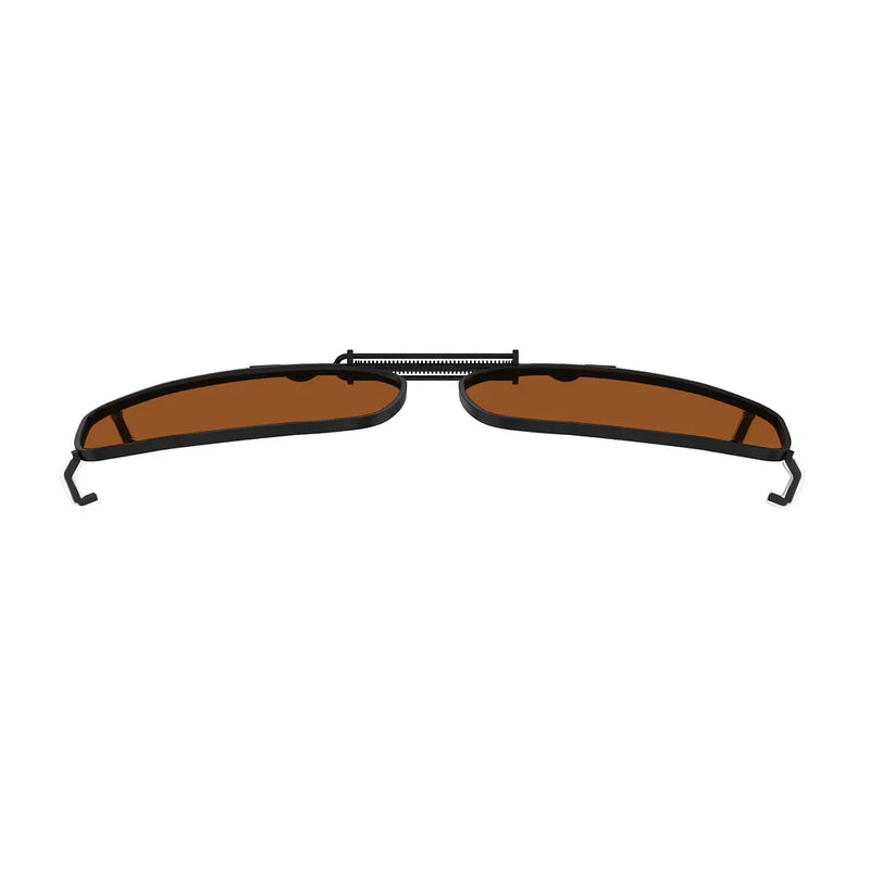 eyekeeper.com Polarized Lens Clip on Sunglasses C61 (56MMx34MM) Sunglasses White Smoke Brown,G15,Grey