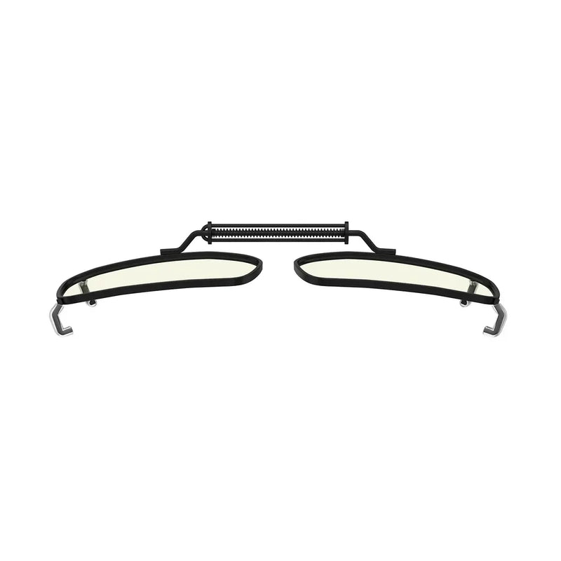 eyekeeper.com 3 Pack Metal Blue Light Filter Clip on Glasses C63 (54MMx34MM) Eyeglasses White Smoke Clear-3pcs