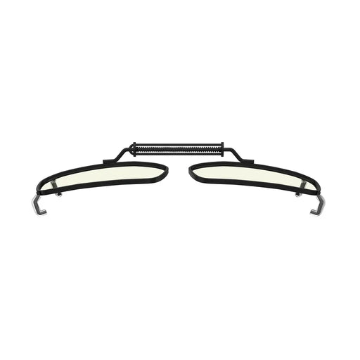 eyekeeper.com Metal Frame Blue Light Filter Clip on Glasses C63 (54MMx34MM) Eyeglasses White Smoke Clear