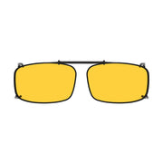 eyekeeper.com Clip on Polarized Night Vision Driving Glasses C63 (54MMx34MM) Sunglasses Goldenrod Yellow