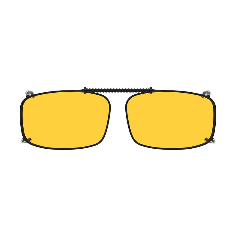 eyekeeper.com Clip on Polarized Night Vision Driving Glasses C63 (54MMx34MM) Sunglasses Goldenrod Yellow