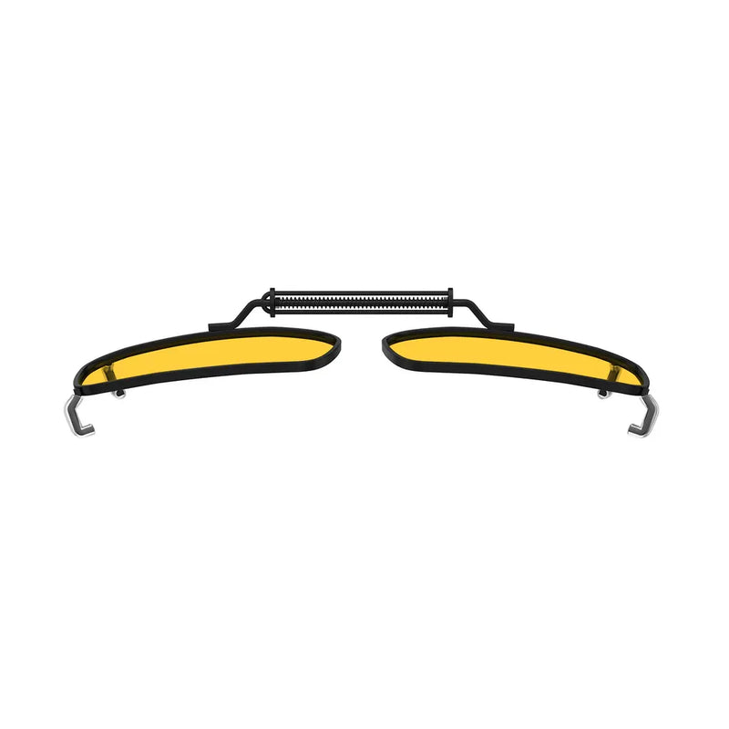 eyekeeper.com 3 Pack Clip on Polarized Night Vision Driving Glasses C63 (54MMx34MM) Sunglasses White Smoke Yellow-3pcs