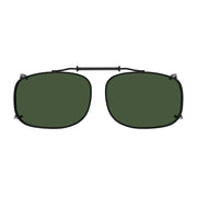 eyekeeper.com Metal Frame Polarized Lens Clip on Sunglasses C64 (54MMx37MM) Sunglasses Dark Olive Green G15