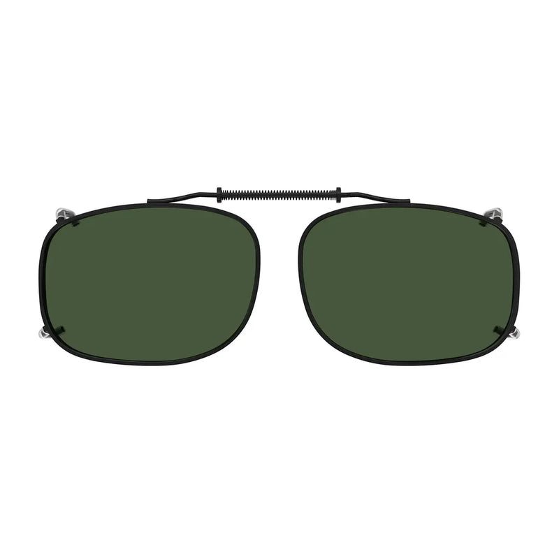 eyekeeper.com Metal Frame Polarized Lens Clip on Sunglasses C64 (54MMx37MM) Sunglasses Dark Olive Green G15