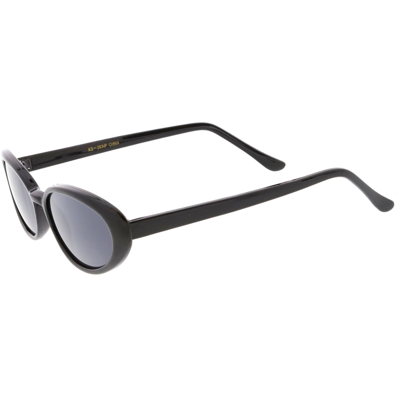 zeroUV Women's Retro True Vintage Round Oval Mirrored Lens Sunglasses C654 Sunglasses White Smoke Black Smoke Mirror,Tortoise Brown Mirror,Tortoise Smoke Mirror,Black Brown Mirror