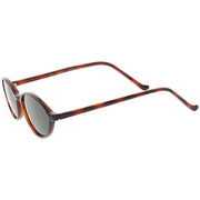 zeroUV Indie Dapper True Vintage Round Oval Sunglasses C655 Sunglasses White Smoke Yellow Tortoise Smoke,Orange Tortoise Smoke,Black Smoke