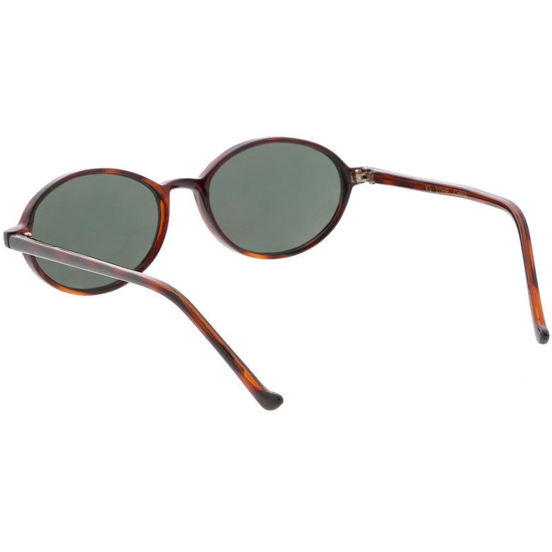 zeroUV Indie Dapper True Vintage Round Oval Sunglasses C655 Sunglasses White Smoke Yellow Tortoise Smoke,Orange Tortoise Smoke,Black Smoke