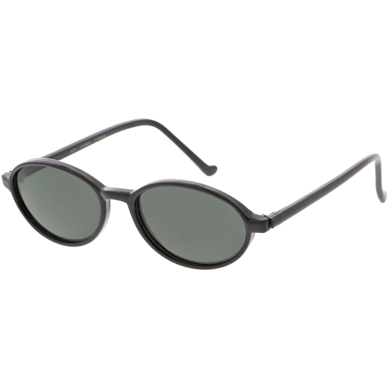zeroUV Indie Dapper True Vintage Round Oval Sunglasses C655 Sunglasses White Smoke Yellow Tortoise Smoke,Orange Tortoise Smoke,Black Smoke