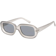 zeroUV Artistic Retro Modern Deep Rectangle Block Flat Lens Sunglasses C673 Sunglasses White Smoke Shiny Black Smoke,Shiny White Smoke,Shiny Clear Pink Lavender,Matte Clear Red Smoke,Matte Smoke Smoke