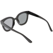 zeroUV Oversize Novelty Star Embellished Horned Rim Sunglasses C683 Sunglasses White Smoke Black Smoke,Pink Smoke,Clear Smoke,Tortoise Brown