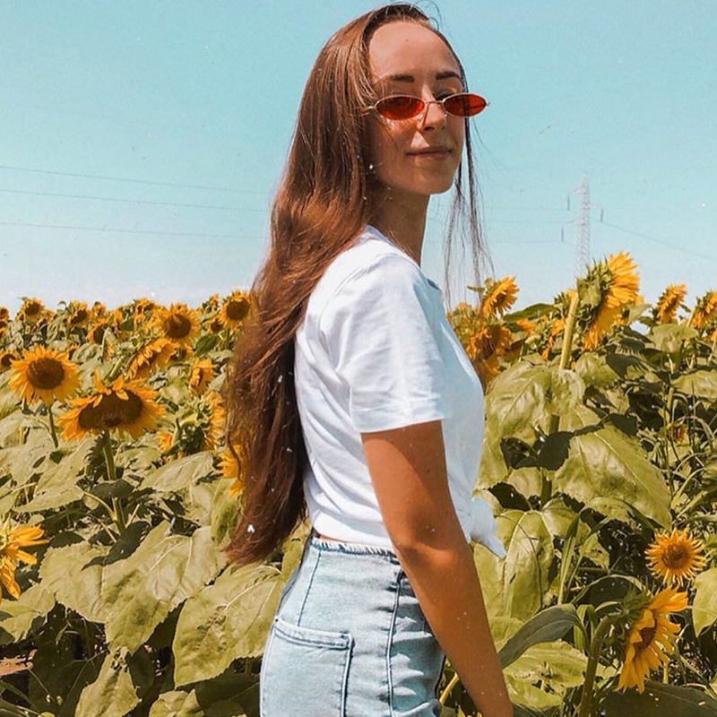 zeroUV Slim Retro Throwback 1990's Color Tone Oval Sunglasses C722 Sunglasses Light Blue Gold Red,Silver Purple,Gold Yellow,Silver Blue