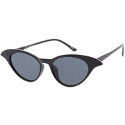 zeroUV Women's Retro Low Pointed Cat Eye Sunglasses C737 Sunglasses White Smoke Black Smoke,Brown Green,Red Smoke,White Smoke