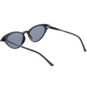 zeroUV Women's Retro Low Pointed Cat Eye Sunglasses C737 Sunglasses White Smoke Black Smoke,Brown Green,Red Smoke,White Smoke