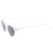 zeroUV Women's Retro Low Pointed Cat Eye Sunglasses C737 Sunglasses White Smoke Black Smoke,Brown Green,Red Smoke,White Smoke