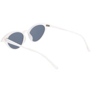 zeroUV Women's Retro Low Pointed Cat Eye Sunglasses C737 Sunglasses White Smoke Black Smoke,Brown Green,Red Smoke,White Smoke