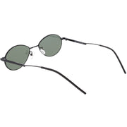 zeroUV Classic Retro Unisex Metal Oval Dapper Sunglasses C741 Sunglasses White Smoke Gold Smoke,Gunmetal Smoke,Black Green,Gold Pink Mirror,Black Silver Mirror