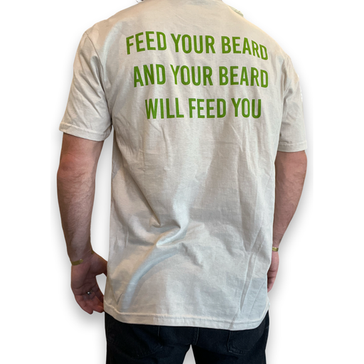 Avocado Beard Co Avocado Beard Co Limited Edition T-Shirt - "FEED YOUR BEARD" Shirts & Tops Gray Medium,Large,XL,XXL,XXXL
