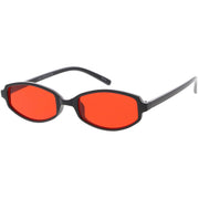 zeroUV Retro Small Rectangle Color Toned Lens Sunglasses C751 Sunglasses White Smoke Black Orange,Black Red,Black Yellow,Black Blue,Black Pink