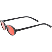 zeroUV Retro Small Rectangle Color Toned Lens Sunglasses C751 Sunglasses White Smoke Black Orange,Black Red,Black Yellow,Black Blue,Black Pink