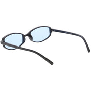 zeroUV Retro Small Rectangle Color Toned Lens Sunglasses C751 Sunglasses White Smoke Black Orange,Black Red,Black Yellow,Black Blue,Black Pink