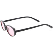 zeroUV Retro Small Rectangle Color Toned Lens Sunglasses C751 Sunglasses White Smoke Black Orange,Black Red,Black Yellow,Black Blue,Black Pink