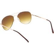 zeroUV Small Classic Metal Gradient lens Aviator Sunglasses C782 Sunglasses White Smoke Gold / Amber,Gunmetal / Lavender,Silver / Lavender
