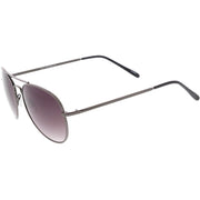 zeroUV Small Classic Metal Gradient lens Aviator Sunglasses C782 Sunglasses White Smoke Gold / Amber,Gunmetal / Lavender,Silver / Lavender