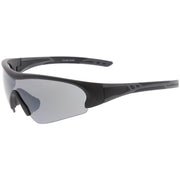 zeroUV TR-90 Performance Wrap Around Half Frame Sunglasses C798 Sunglasses White Smoke Red Smoke,Matte Black Smoke,Shiny Black Smoke,Blue Smoke