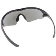 zeroUV TR-90 Performance Wrap Around Half Frame Sunglasses C798 Sunglasses White Smoke Red Smoke,Matte Black Smoke,Shiny Black Smoke,Blue Smoke