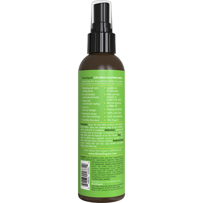 DermOrganic Official Shop Enplace or Direction - Sculpting Spray Styling Yellow Green 8 fl oz (236ml)