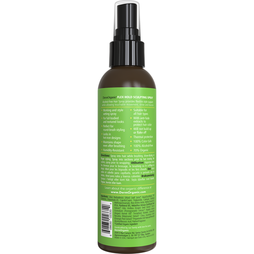DermOrganic Official Shop Enplace or Direction - Sculpting Spray Styling Yellow Green 8 fl oz (236ml)