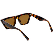 zeroUV Women's Retro Oversize Wide Pointed Cat Eye Sunglasses C921 Sunglasses White Smoke Red Smoke,White Smoke,Shiny Black Lavender,Matte Black Smoke,Tortoise Brown